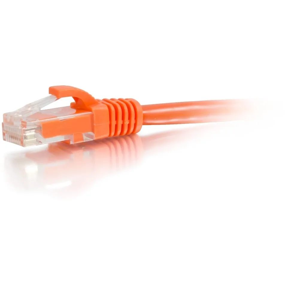 C2g 50846 12ft Cat6a Orange Snagless Utp