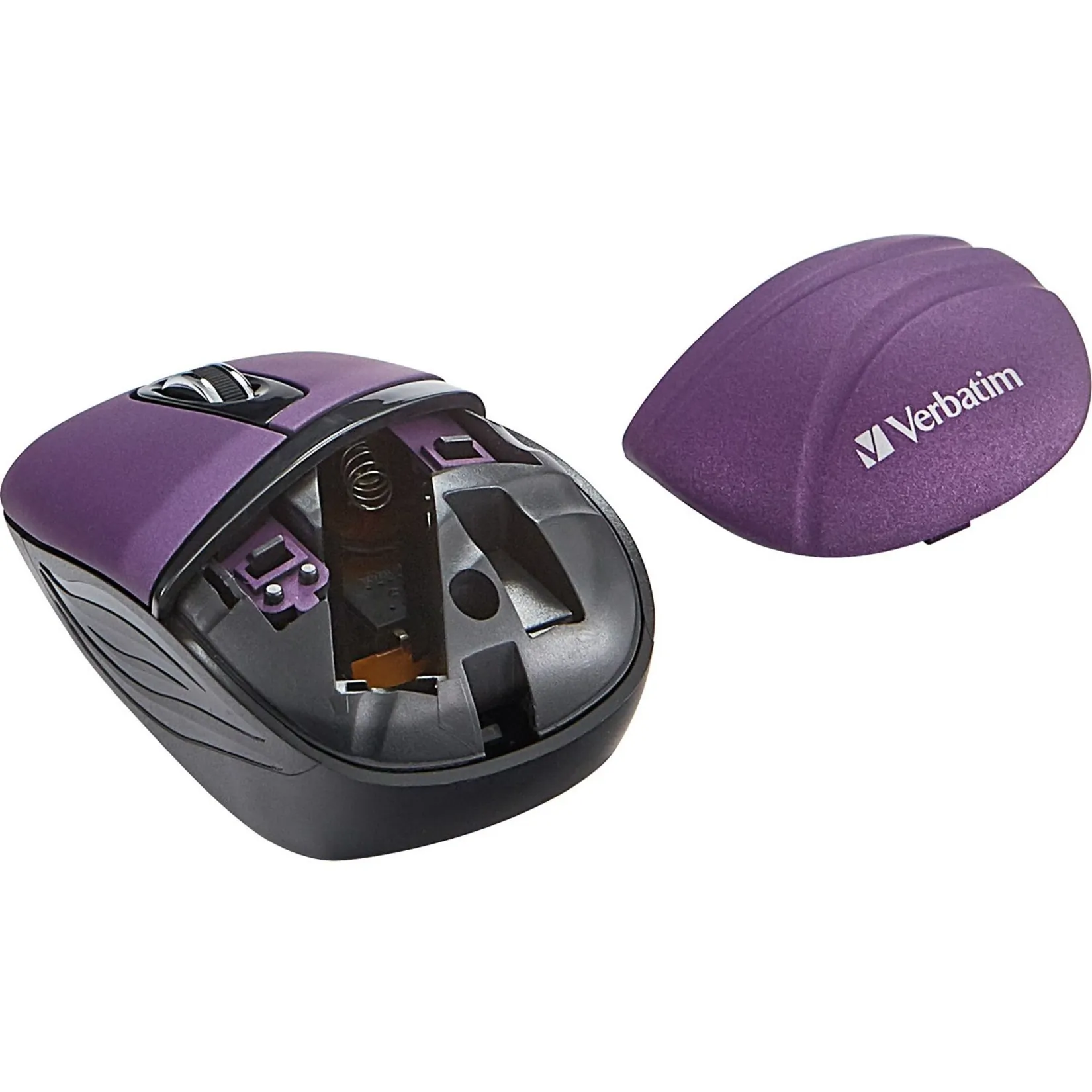 Verbatim 70707 Commuter Series Wireless Mini Travel Mouse - Purple