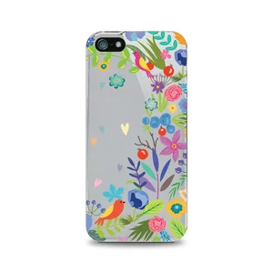 IP5V1CLR-FLR-01 | Centon OTM iPhone 5 Clear Case - Floral