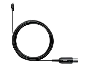 Shure TL47B/O-MTQG-A Omni Lav, Low Sens, Mtqg,black