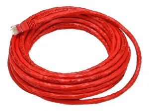 Monoprice 2385 Cat6 Bare Copper 25ft - Red Crossover