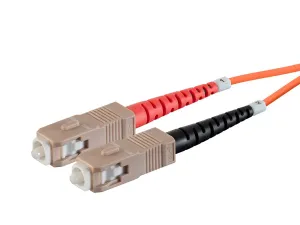 Monoprice 38235 Om1 Fiber Optic Cable -lcupc-scupc_ Multi Mode_ Duplex