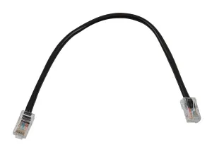 Monoprice 13098 Zeroboot Cat5e Ethernet Patch Cable 1ft Black