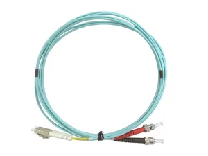 Monoprice 39427 Om3 Fiber Optic Cable -lcupc-stupc_ Multi Mode_ Duplex