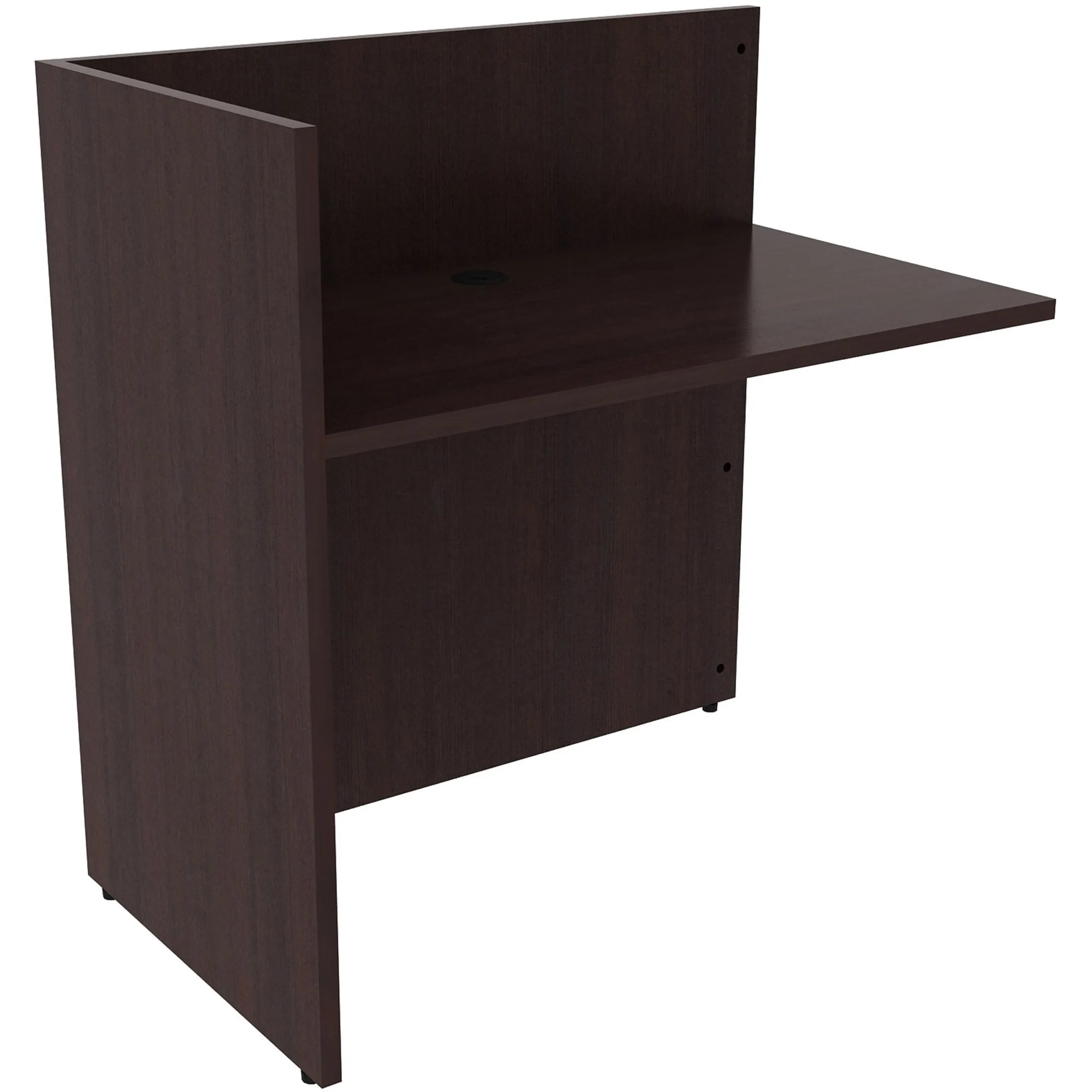 Lorell LLR 18309 Espresso Laminate Desk - 42 X 24 X 41.5 - Material: L