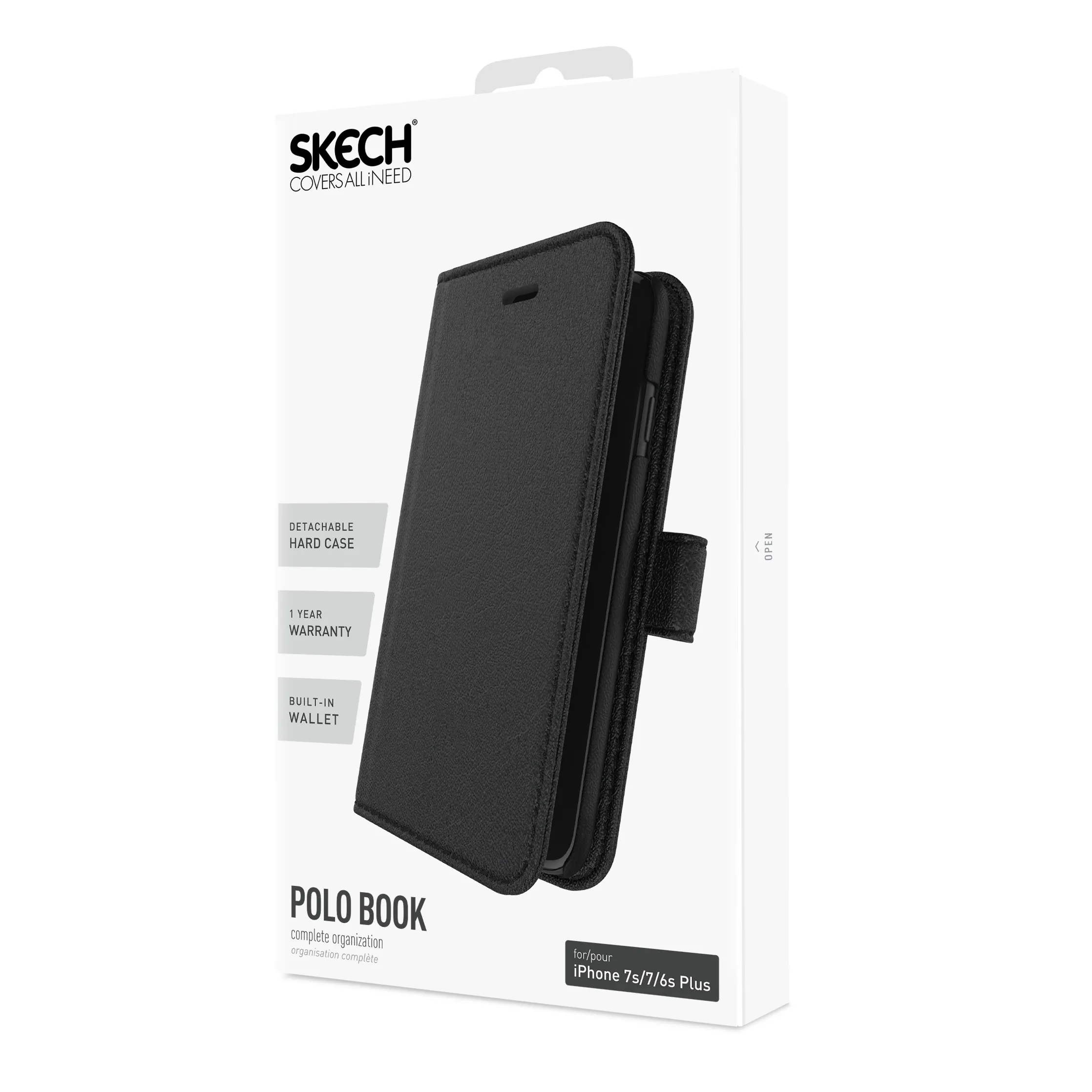 Skech SK39-PB-BLK Detachable Hard Case Black Polo