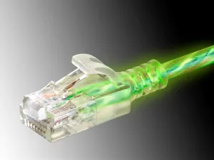 Monoprice 34695 Slimrun Cat6 Glow In The Dark Ethernet P