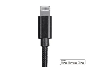 Monoprice 30762 Palette Series Apple Mfi Certified Lightning To Usb Ch