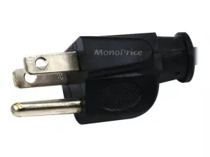 Monoprice 5290 Power Cord Cable W 3 Conductor 2ft