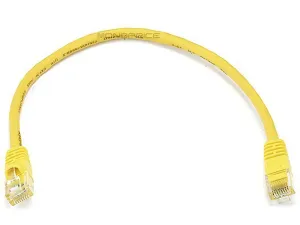 Monoprice 2129 Cat5e 24awg Utp  Patch Cable_ 1ft Yellow