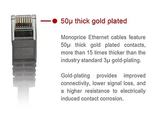 4999 | Monoprice 30FT White CAT5E Ethernet Patch Cable