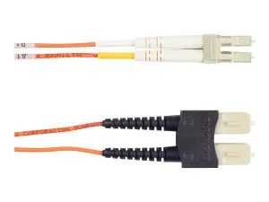 Black EFN110-002M-SCLC Premium 62.5-micron Multi-mode Fiber Optic Cabl