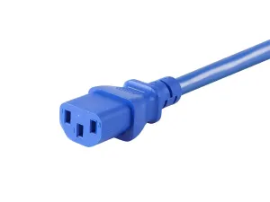 Monoprice 33607 10ft 18awg Blue Power Cord Cable