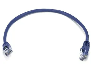 Monoprice 2131 Cat5e 24awg Utp  Patch Cable_ 1ft Purple