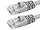 4977 | Monoprice 6-Inch CAT5E Patch Cable - Gray Ethernet