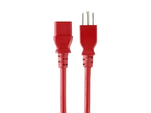 Monoprice 33605 10ft 18awg Red Power Cord