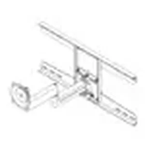 JWDSK210B | Chief Dual Arm Steel Stud Bracket - Adjustable