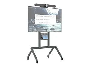 Heckler H730BG Av Cart For Logitech Rally Bar - Adjustable Design