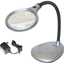 Carson LM20 4.3 Inch Led Lighted Magnifying Lamp 2x W 5x Spot Lens