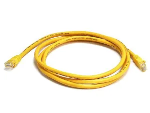 Monoprice 3383 Cat5e 24awg Utp  Patch Cable_ 5ft Yellow