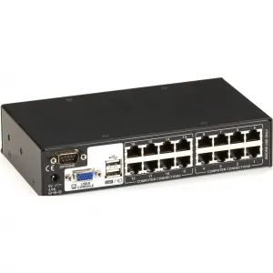 Black KV4161A Servswitch Cx Quad Ip 16 Port Kvm W4 Ip