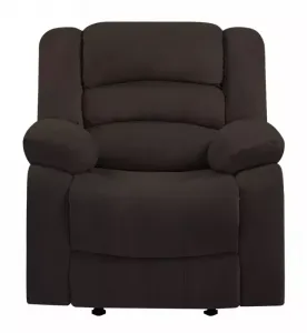 Homeroots.co 329369 40 Contemporary Brown Fabric Chair