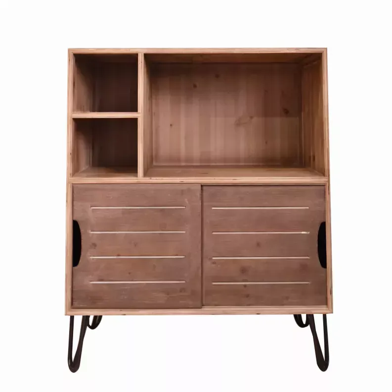 Homeroots.co 370372 16 X 31 X 39 Brown, Wood, Cabinetstorage