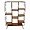 Plutus Brands Plutus Brands Brown Metal and Wood Shelf Unit