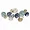 PBTH92342 | Plutus Brands Blue Metal Abstract Wall Decor by