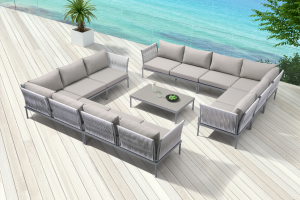 Zuo 703582 Sand Beach Double Base Gray