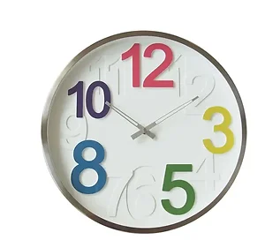 Hermle North America Bailey Decorative Metal Wall Clock -