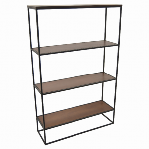 Plutus PBTH94237 Metal Plant Stand In Black Metal