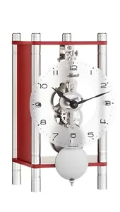 23036360721 | Hermle North America Elegant Red Table Clock