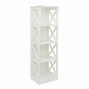 PBTH92945 | Plutus Brands White Wooden Storage Rack by