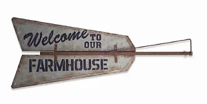 70699DS | Melrose International Farmhouse Welcome Wall