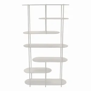 Plutus PBTH92271 Metal Plant Stand In White Metal