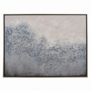 Plutus PBTH94764 Painting With Frame-oil On Canvas In Blue Natural Fib