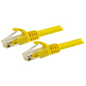 Startech N6PATC15MYL .com Yellow Gigabit Snagless Rj45 Utp Cat6 Patch 