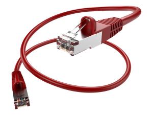 Unirise PC5E-01F-RED-SH-S 1ft Red Cat5e Shielded Patch Cable, Futp, Sn