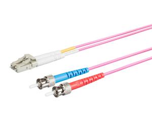 Monoprice 33139 Entegrade Om4 Fiber Optic Cable, Lcst, Multi Mode, Dup