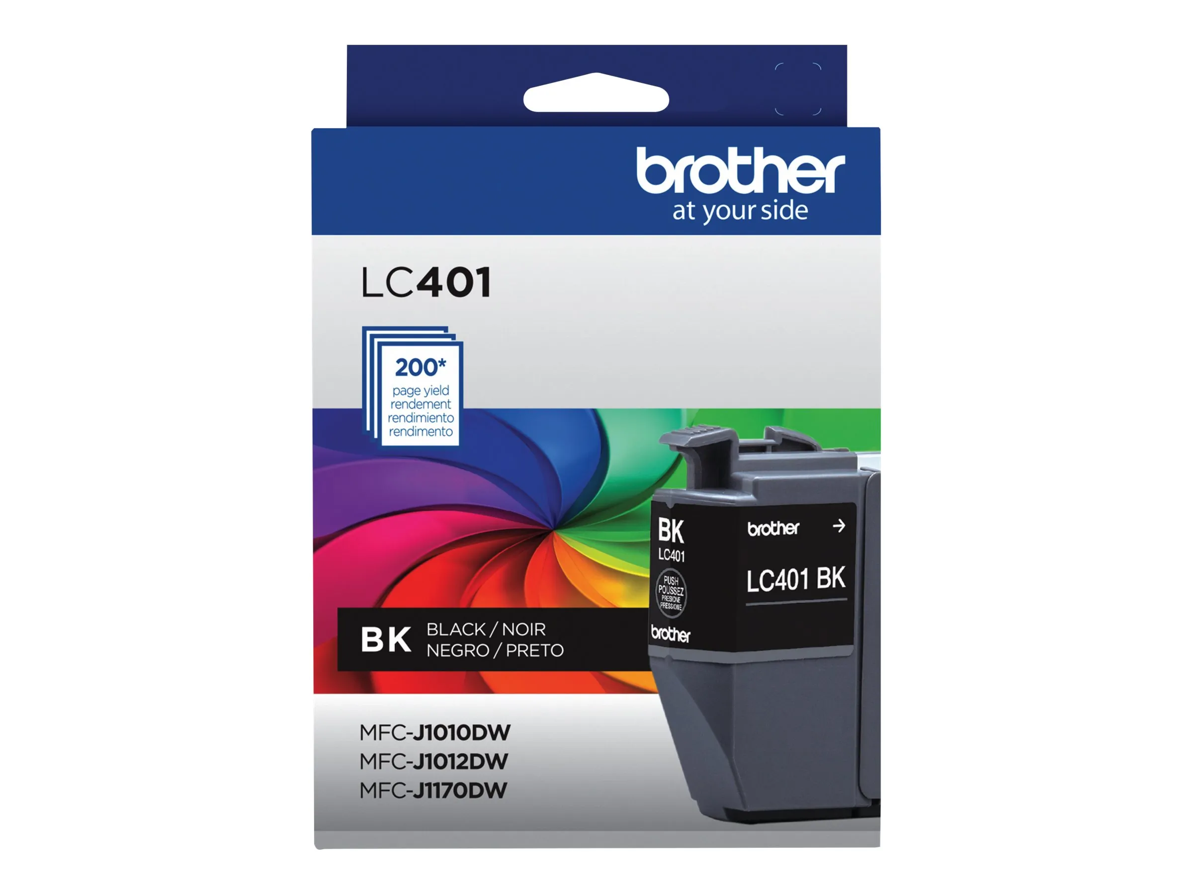 Original Brother LC401BKS Standard Yield Inkjet Ink Cartridge - Single