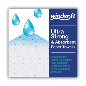 Windsoft 418231 Paper,krt,11x6,12rlct,wh