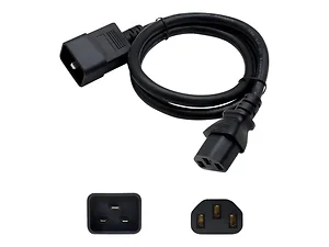 ADD-C202C1314AWG3FT | Addon 3FT C20 to C13 Black Power