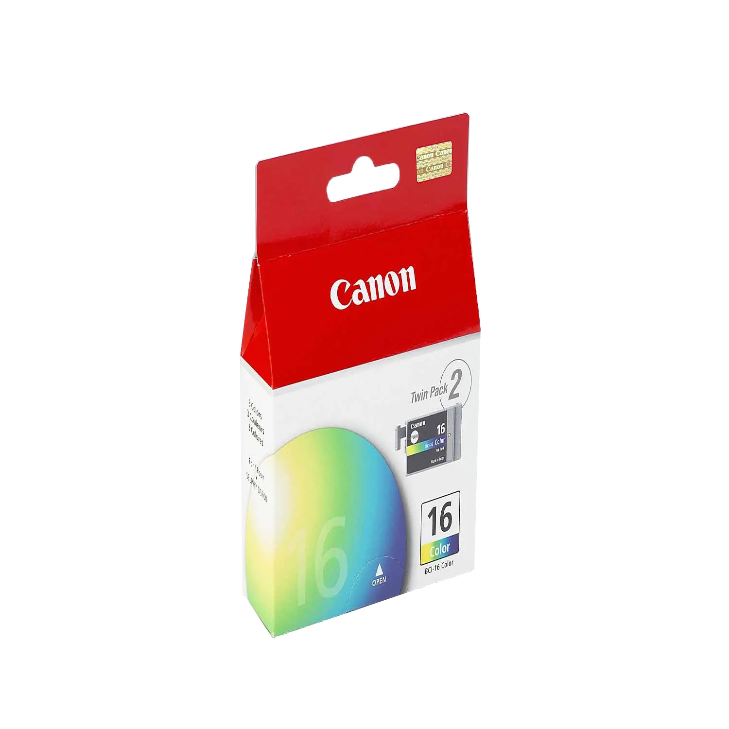 Axis 9818A003AA Canon Ink, , Bci16, Coloir, 2pk