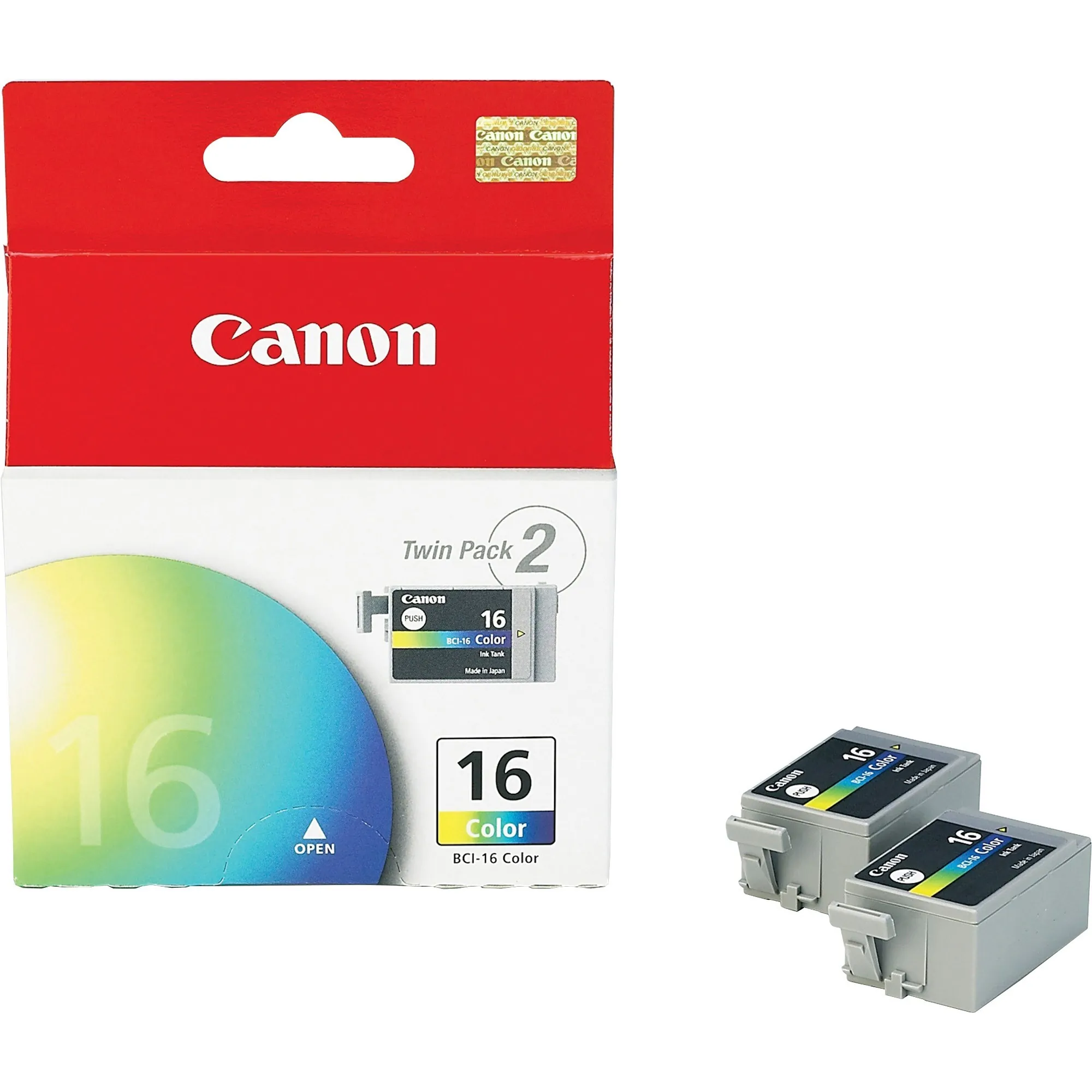 Axis 9818A003AA Canon Ink, , Bci16, Coloir, 2pk