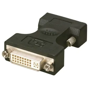 Black FA461 Dvi-i Male To Vga Hd15 Female Adapter