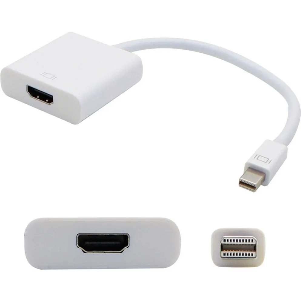 Addon MDP2HDMIAW 8-inch Mini Displayport To Hdmi Female Adapter - Whit