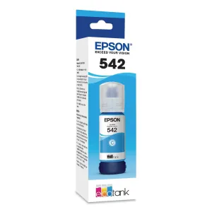 Original Epson T542220-S T542 Pig Cyan Ink Bottle W Sensor