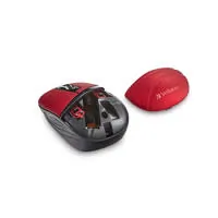 Verbatim 70706 Wireless Mini Travel Mouse - Red, Commuter Series