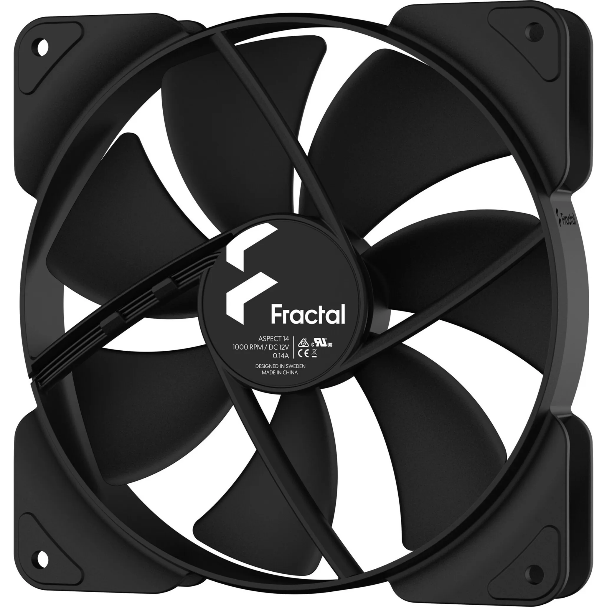 Fractal FD-F-AS1-1401 Aspect 14 Black 140mm Fan